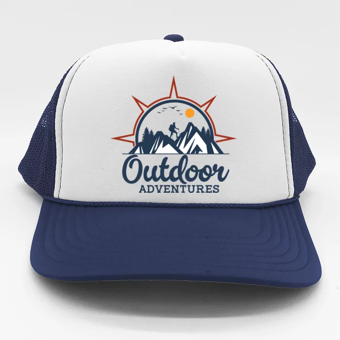 Outdoor Adventures Logo Trucker Hat