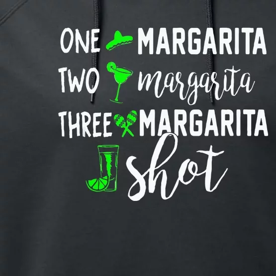 One A Margarita Lover Gift For Country Music Lover Summer Performance Fleece Hoodie