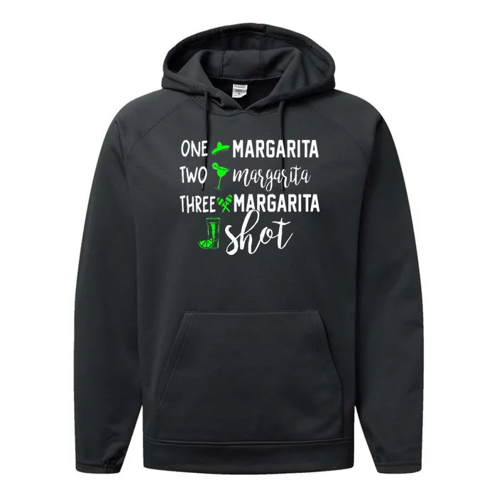 One A Margarita Lover Gift For Country Music Lover Summer Performance Fleece Hoodie