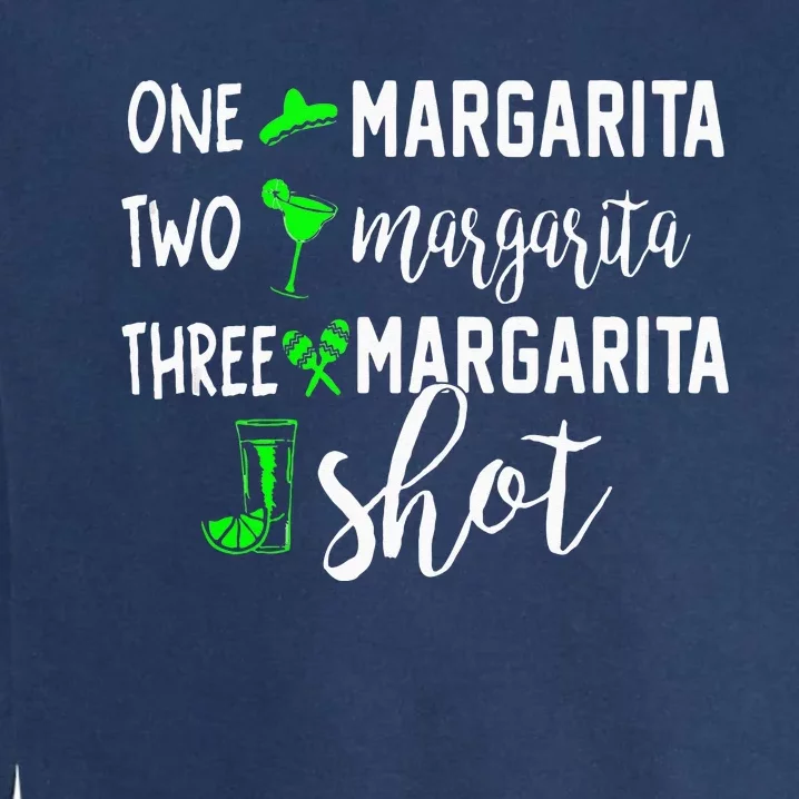 One A Margarita Lover Gift For Country Music Lover Summer Garment-Dyed Sweatshirt