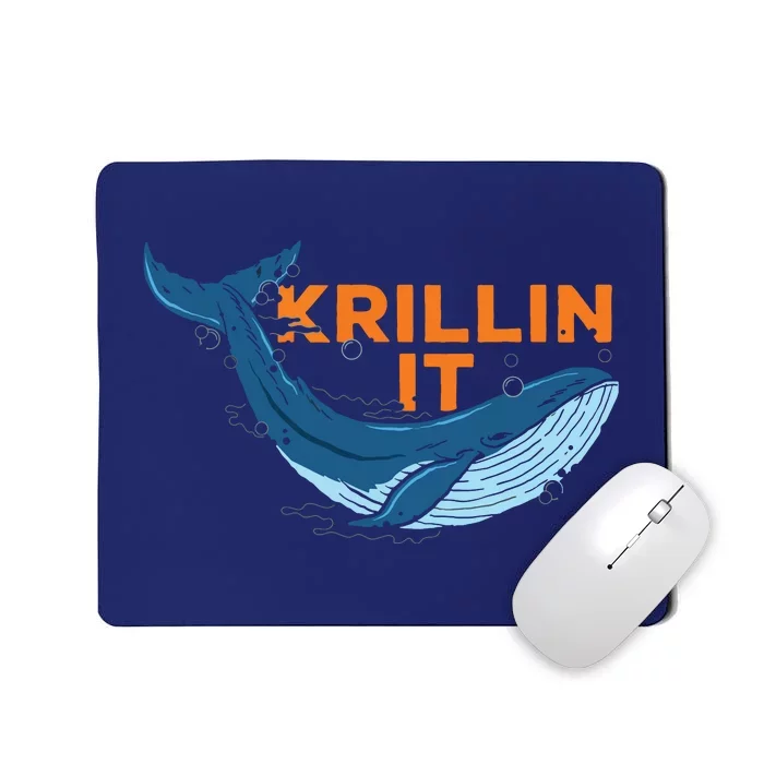 Ocean Animal Marine Biology Humpback Whale Squad Graphics Mousepad