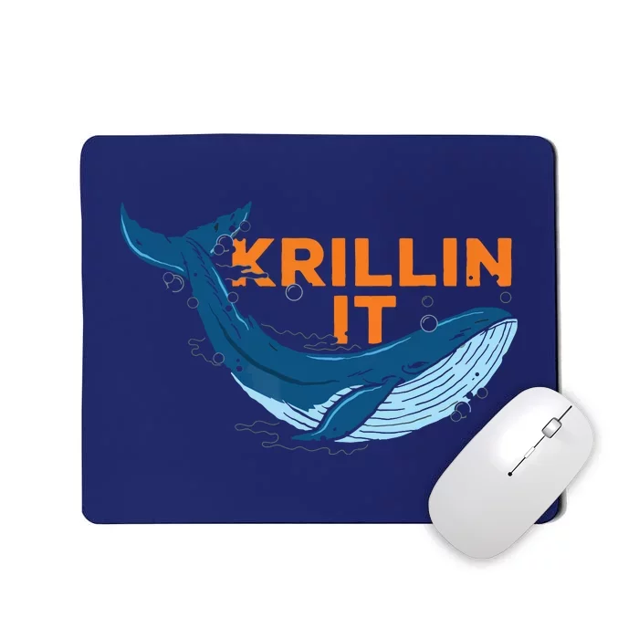 Ocean Animal Marine Biology Humpback Whale Squad Graphics Mousepad