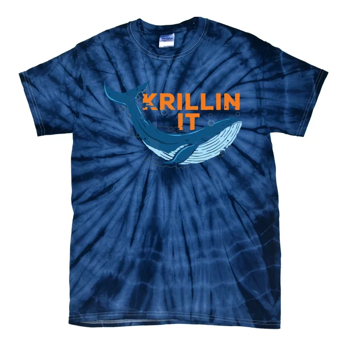 Ocean Animal Marine Biology Humpback Whale Squad Graphics Tie-Dye T-Shirt