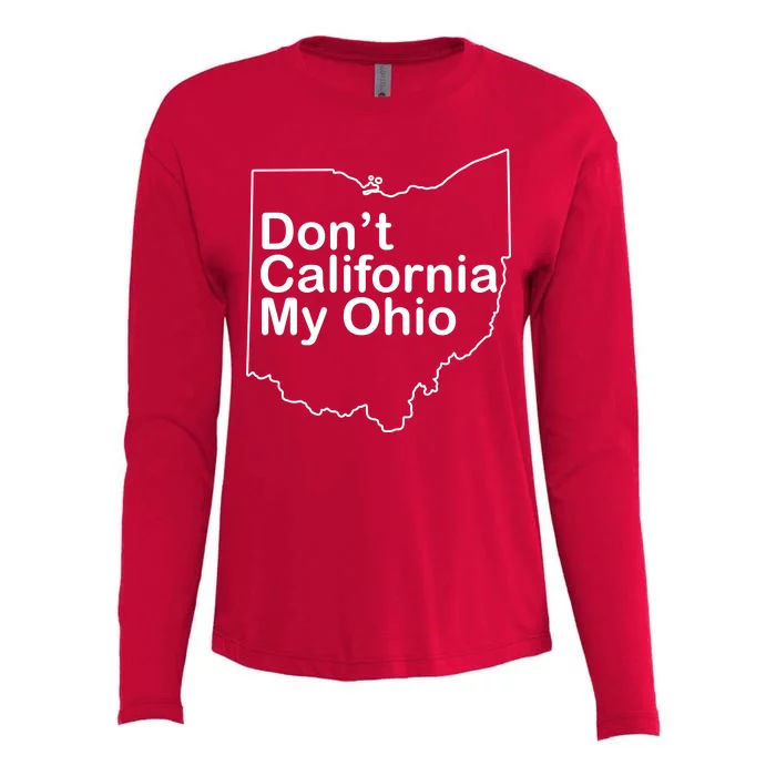 OAMF Don't California My Ohio Womens Cotton Relaxed Long Sleeve T-Shirt