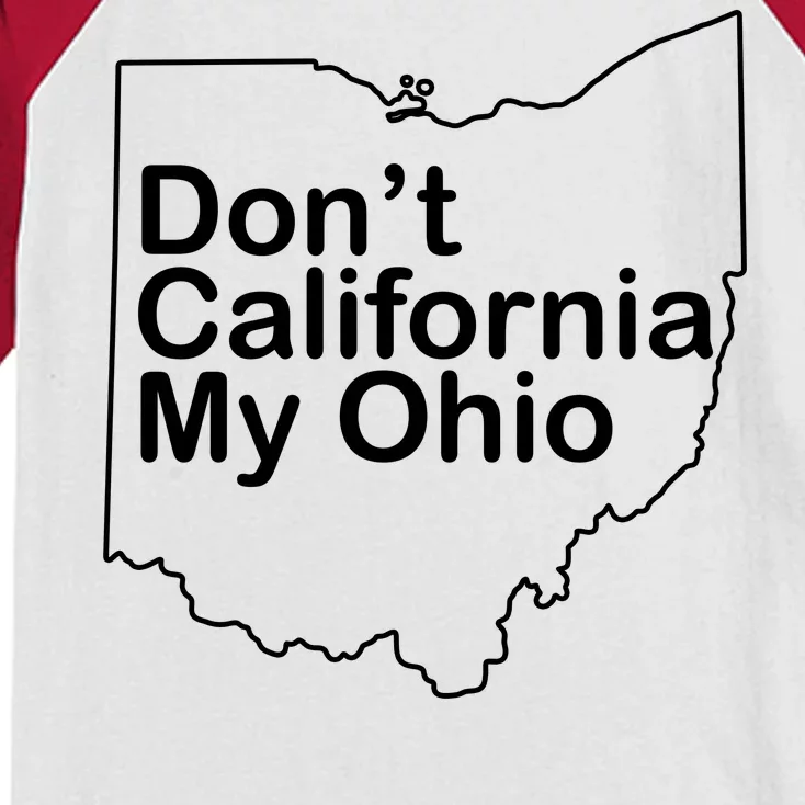 OAMF Don't California My Ohio Kids Colorblock Raglan Jersey