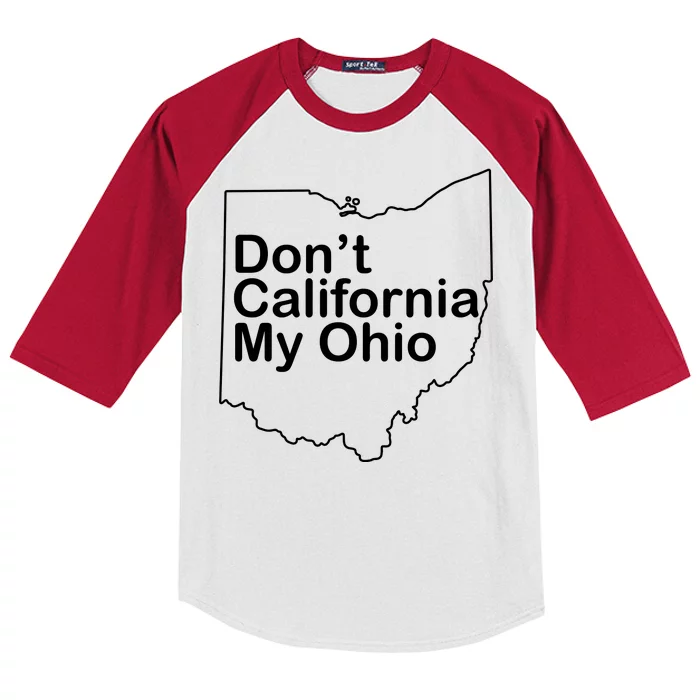 OAMF Don't California My Ohio Kids Colorblock Raglan Jersey