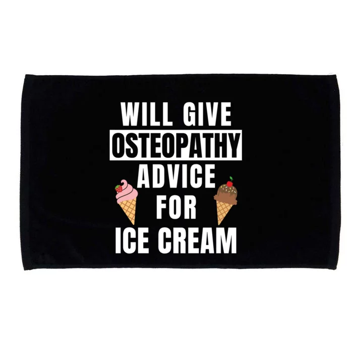 Osteopathy Advice Osteopathic Medicine Osteopath Gift Microfiber Hand Towel