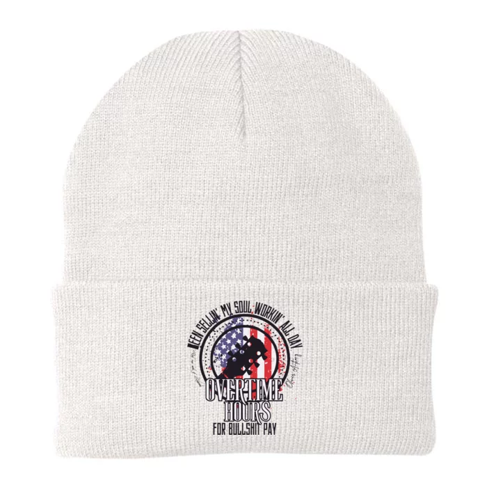 Oliver Anthony Overtime Hours For Bullshit Pay Rich Men North Of Richmond Knit Cap Winter Beanie