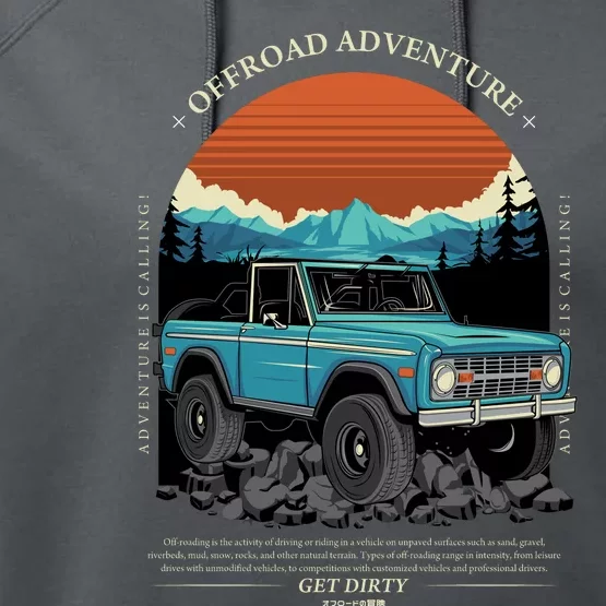 Offroad Adventure Performance Fleece Hoodie