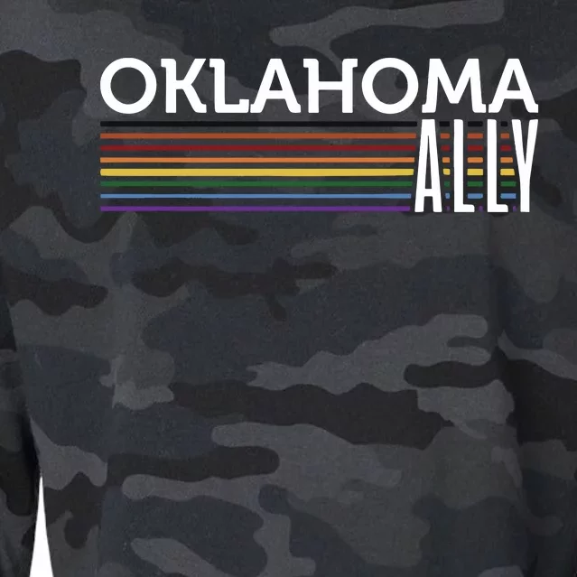 Oklahoma Ally Cropped Pullover Crew