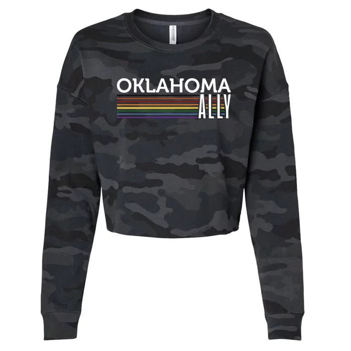 Oklahoma Ally Cropped Pullover Crew