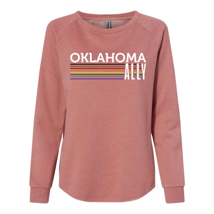 Oklahoma Ally Womens California Wash Sweatshirt