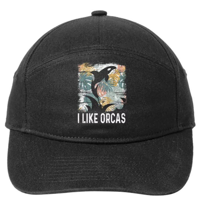 Ocean Animal Orca Killer Whale Gifts & Tees 7-Panel Snapback Hat