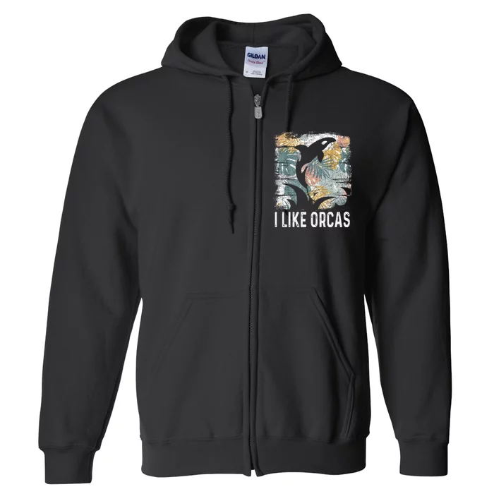 Ocean Animal Orca Killer Whale Gifts & Tees Full Zip Hoodie