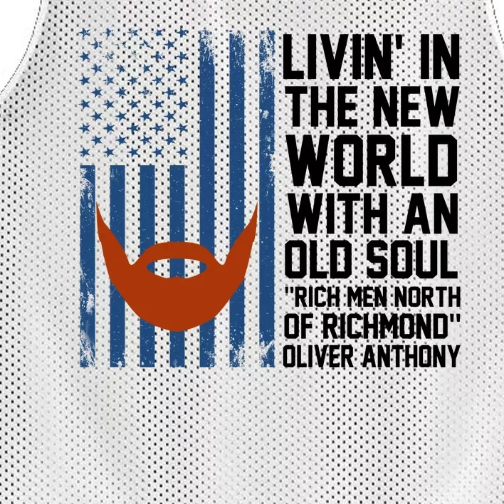 Oliver Anthony Rich Men North Of Richmond Mesh Reversible Basketball Jersey Tank