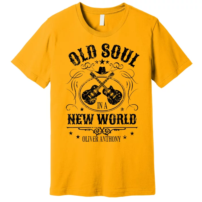 Oliver Anthony Rich North Of Richmond Old Soul New World Premium T-Shirt