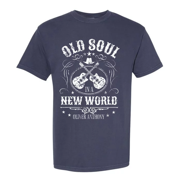 Oliver Anthony Rich North Of Richmond Old Soul New World Garment-Dyed Heavyweight T-Shirt