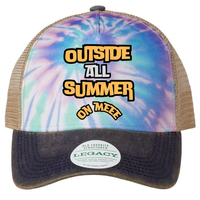 Outside All Summer On Me Legacy Tie Dye Trucker Hat