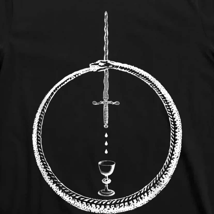 OUROBOROS Alchemy Symbol Occult Sacred Geometry T-Shirt