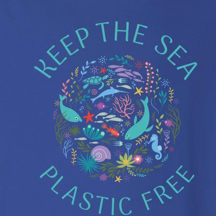 Ocean Animal Sea Fish Keep The Sea Plastic Free Environt Meaningful Gift Toddler Long Sleeve Shirt