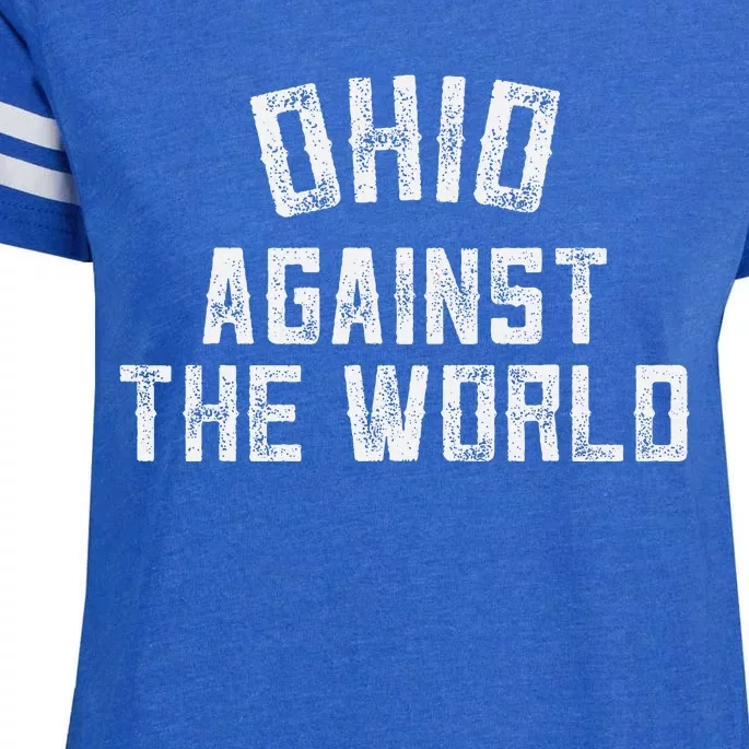 Ohio Against The World retro Enza Ladies Jersey Football T-Shirt