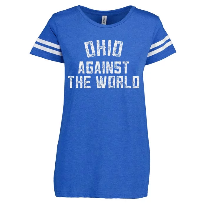 Ohio Against The World retro Enza Ladies Jersey Football T-Shirt