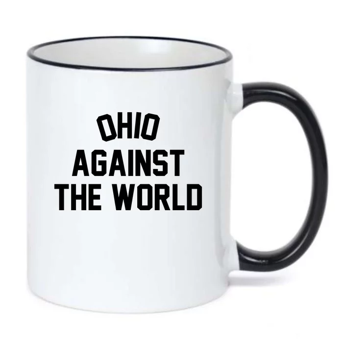 Ohio Against The World Black Color Changing Mug