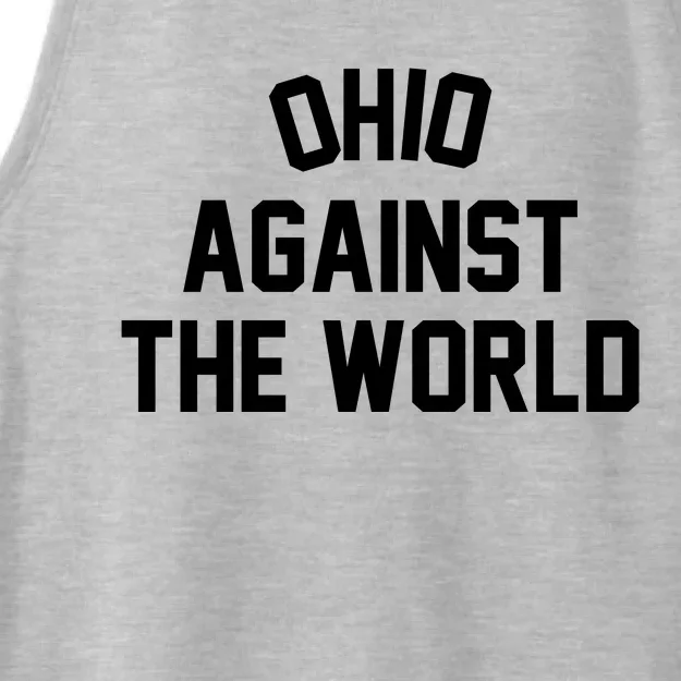 Ohio Against The World Ladies Tri-Blend Wicking Tank