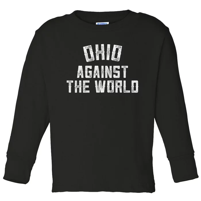 Ohio Against The World Toddler Long Sleeve Shirt