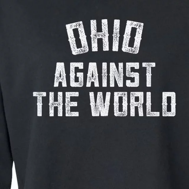 Ohio Against The World Cropped Pullover Crew