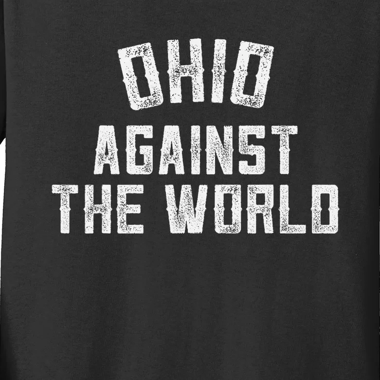 Ohio Against The World Kids Long Sleeve Shirt