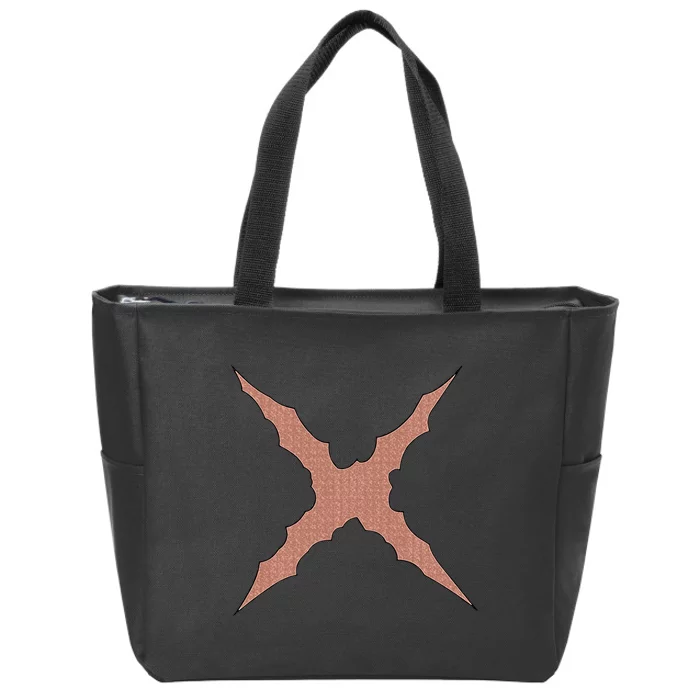 ORIGINAL  Anime Training Scar Chest Scar Cosplay Otaku Zip Tote Bag