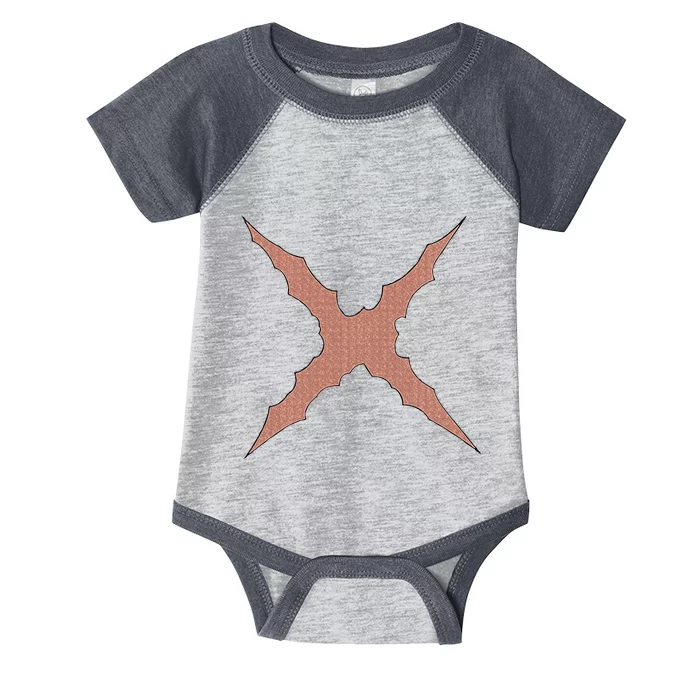 ORIGINAL  Anime Training Scar Chest Scar Cosplay Otaku Infant Baby Jersey Bodysuit