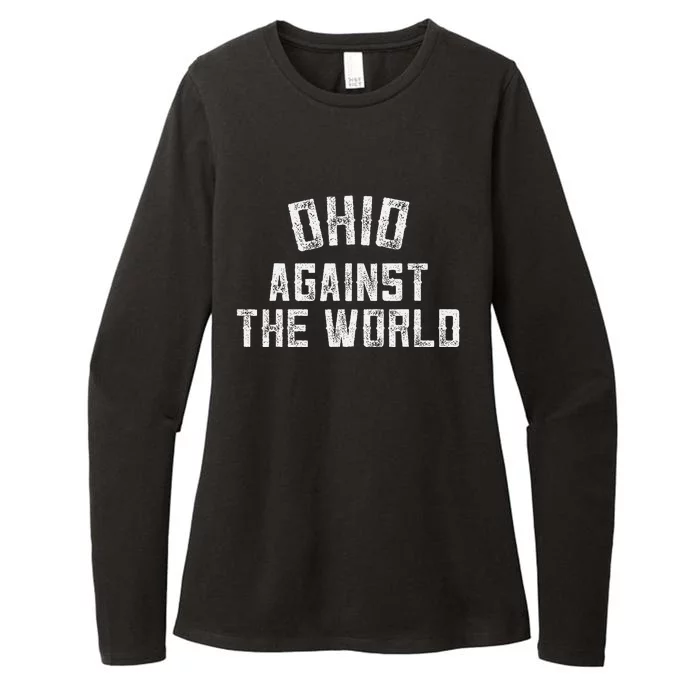 Ohio Against The World Womens CVC Long Sleeve Shirt