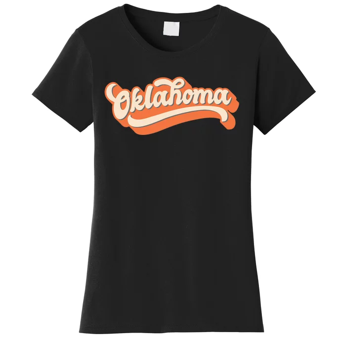 Oklahoma America USA State Retro Women's T-Shirt