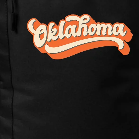 Oklahoma America Usa State Retro Daily Commute Backpack