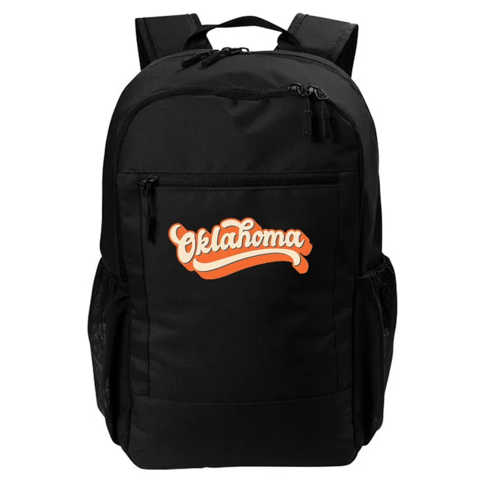 Oklahoma America Usa State Retro Daily Commute Backpack