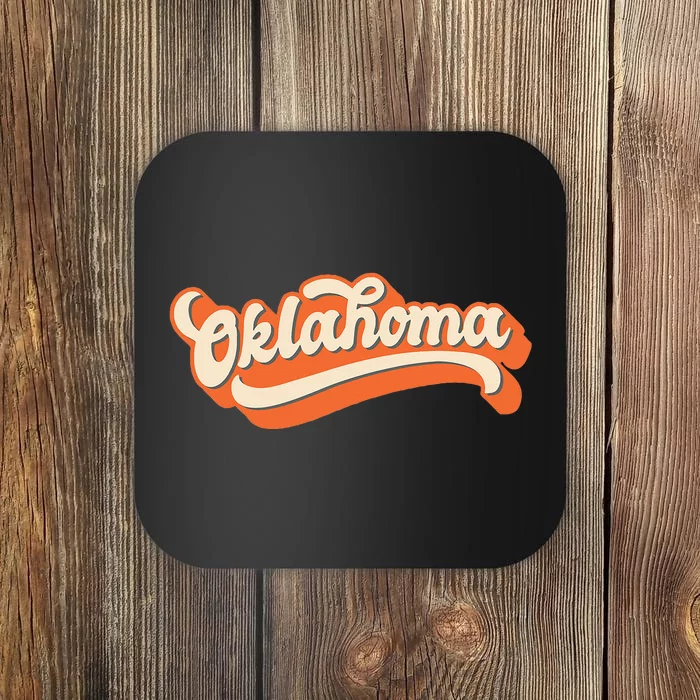 Oklahoma America Usa State Retro Coaster