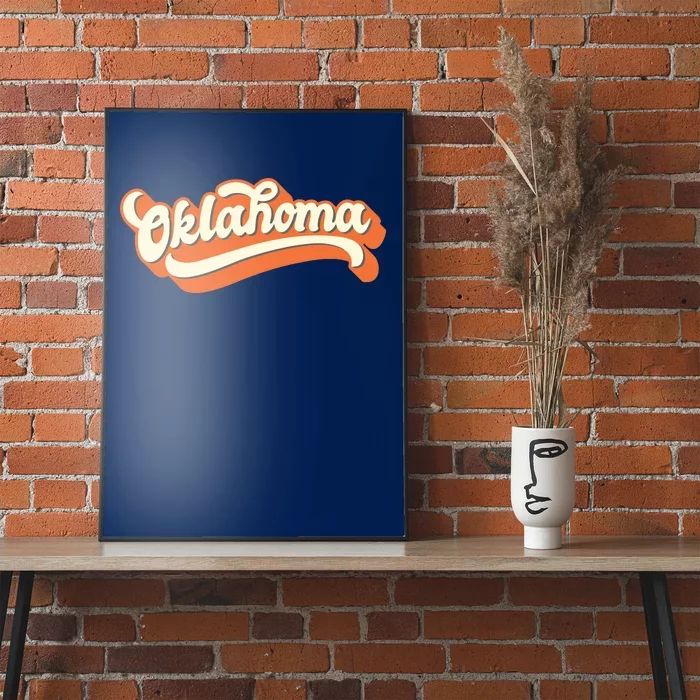 Oklahoma America Usa State Retro Poster