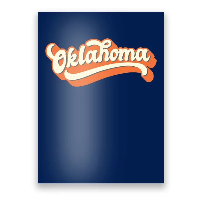 Oklahoma America Usa State Retro Poster