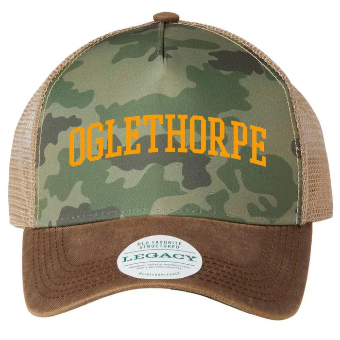 Oglethorpe Arch Vintage Retro University Style Legacy Tie Dye Trucker Hat