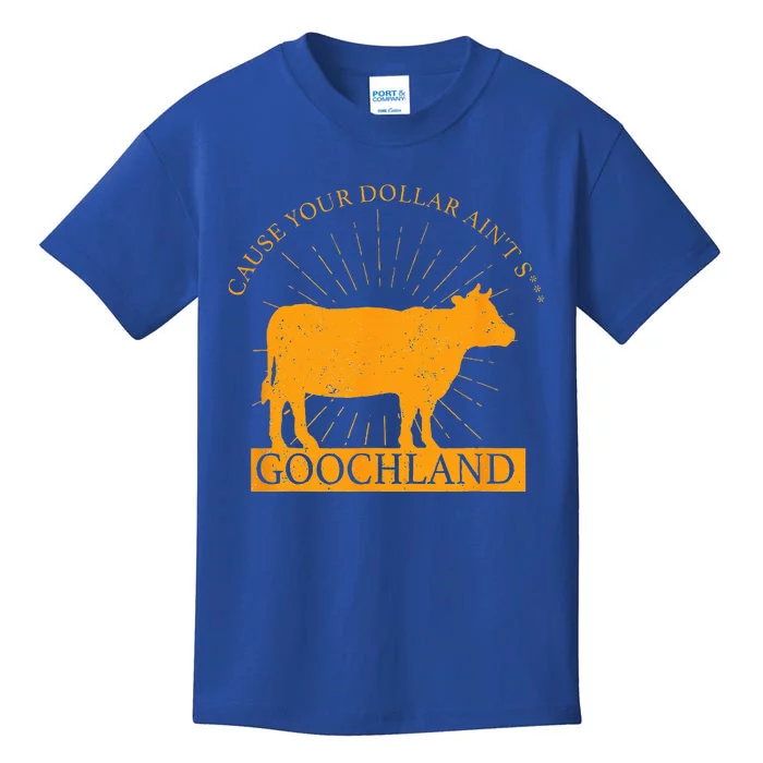 Oliver Anthony Wearing Goochland Kids T-Shirt