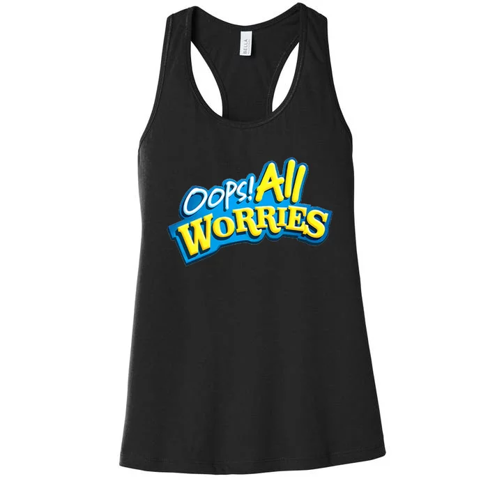 Oops All Worries Women's Racerback Tank