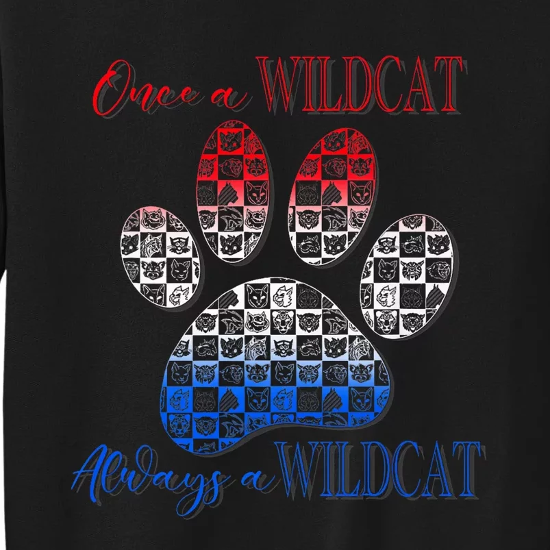 One A Wildcats Always In A Paw Print Sweatshirt