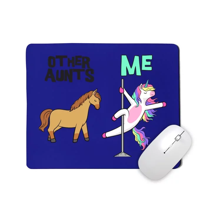 Other Aunt While Me Sparkle Unicorn Dancing Cute Gift Mousepad