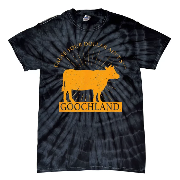 Oliver Anthony Wearing Goochland Tie-Dye T-Shirt