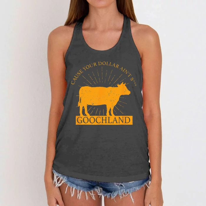 Oliver Anthony Wearing Goochland Women's Knotted Racerback Tank