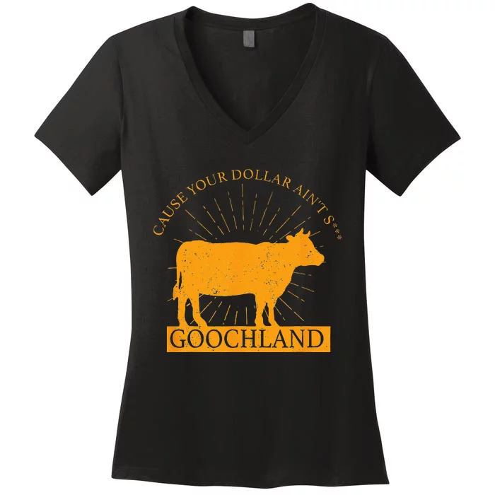 Oliver Anthony Wearing Goochland Women's V-Neck T-Shirt