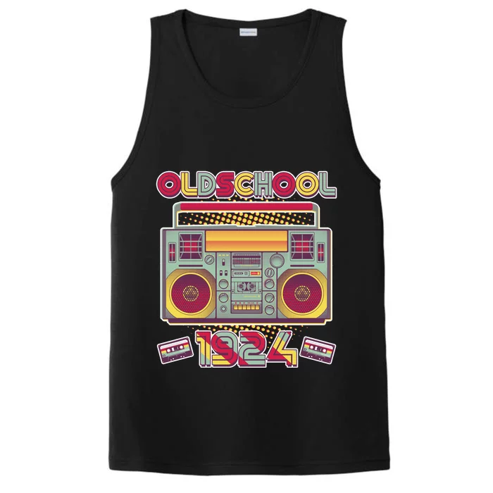 Oldschool Boombox 1924 100th Birthday Performance Tank