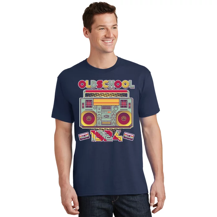 Oldschool Boombox 1924 100th Birthday T-Shirt